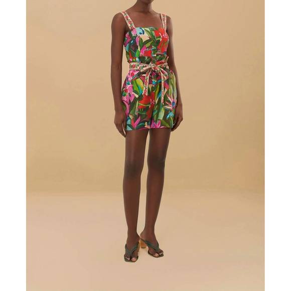 NEW FARM RIO jardin de rev romper in multicolor - Picture 2 of 3